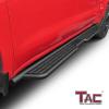 imageTAC Summit Running Boards Compatible with 20192025 Chevy SilveradoGMC Sierra 1500 Crew Cab20202025 SilveradoSierra 25003500 Crew Cab Truck Side Steps Nerf Bars Step Rails Black 2pcsSummit