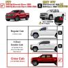 imageTAC Summit Running Boards Compatible with 20192025 Chevy SilveradoGMC Sierra 1500 Crew Cab20202025 SilveradoSierra 25003500 Crew Cab Truck Side Steps Nerf Bars Step Rails Black 2pcsSpear