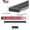 imageTAC Summit Running Boards Compatible with 20192025 Chevy SilveradoGMC Sierra 1500 Crew Cab20202025 SilveradoSierra 25003500 Crew Cab Truck Side Steps Nerf Bars Step Rails Black 2pcsSpear