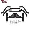 imageTAC T1 Sport Bar Roll Bar Compatible with 20152022 GMC Canyon  Carbon Steel Black with Brake Light Include Mount Plate of LED Light