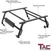 imageTAC Truck Bed Ladder Roof Top Cargo Rack Platform Extension Fits Universal 5FEET Truck Bed Canoe Bike Kayak Snowboard Luggage Upper Storage Carrier Outdoors Overland Off Road Accessories