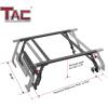 imageTAC Universal 6FEET Truck Bed Rack Ladder Roof Top Cargo Rack Platform Extension Canoe Bike Kayak Snowboard Luggage Upper Storage Carrier Outdoors Overland Off Road Accessories