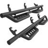 imageTAC Gen5 Running Boards Compatible with 20212025 Ford Bronco 4 Door 4quot Drop Side Steps Nerf Bars  SUV Exterior Accessories  Fine Texture Black 2pcs