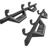 imageTAC Running Boards Compatible with 20052025 Nissan Frontier Crew Cab  4quot Drop Side Steps Nerf Bars  Pickup Truck OffRoad Exterior Accessories  Tubular Style Fine Texture BlackSidewinder Drop Steps