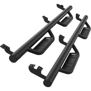 imageTAC 4quot Drop Side Steps Running Boards Fit 20052023 Toyota Tacoma Double Cab  Fine Texture Black Nerf Bars  Pickup Truck OffRoad Exterior Accessories