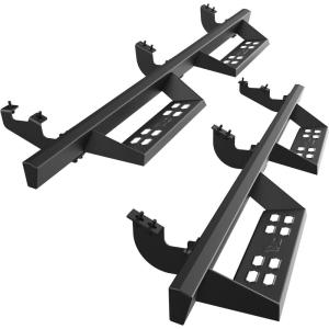 imageTAC EHD Running Boards Compatible with 20102024 Toyota 4Runner Side Steps Nerf Bars Step Rails Rocker Slider TwoStair Pickup Truck Exterior Accessories 4quot Drop Carbon Steel 2 PCSSniper Drop Steps