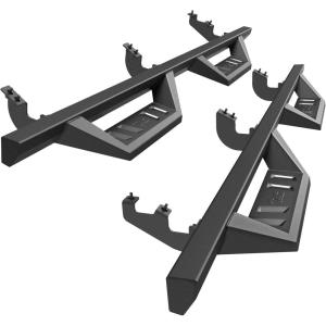 imageTAC EHD Running Boards Compatible with 20102024 Toyota 4Runner Side Steps Nerf Bars Step Rails Rocker Slider TwoStair Pickup Truck Exterior Accessories 4quot Drop Carbon Steel 2 PCSSidewinder Drop Steps