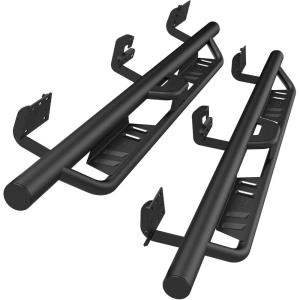 imageTAC EHD Running Boards Compatible with 20192025 RAM 1500 Crew Cab Exclude 20192024 RAM 1500 Classic  Side Steps Nerf Bars Step Rails TwoStair Pickup Truck Exterior AccessoriesEHD Drop Steps