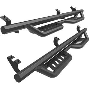 imageTAC Gen5 4quotDrop Running Boards Compatible with 20052023 Toyota Tacoma Double Cab Side Steps Nerf Bars  Pickup Truck OffRoad Exterior Accessories  Fine Texture Black 2pcsGen5