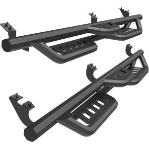 imageTAC Gen5 4quotDrop Running Boards Compatible with 20052023 Toyota Tacoma Double Cab Side Steps Nerf Bars  Pickup Truck OffRoad Exterior Accessories  Fine Texture Black 2pcsGen5 HD