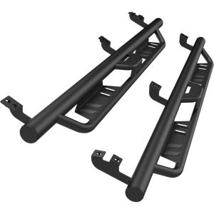 imageTAC Gen5 4quotDrop Running Boards Compatible with 20052023 Toyota Tacoma Double Cab Side Steps Nerf Bars  Pickup Truck OffRoad Exterior Accessories  Fine Texture Black 2pcsEHD