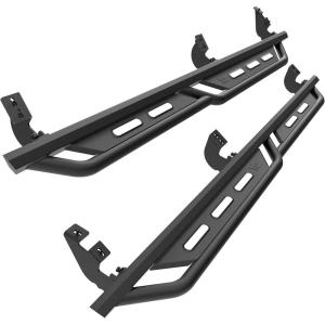 imageTAC Gen5 4quotDrop Running Boards Compatible with 20052023 Toyota Tacoma Double Cab Side Steps Nerf Bars  Pickup Truck OffRoad Exterior Accessories  Fine Texture Black 2pcsRocker Step