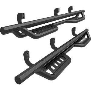 imageTAC Gen5 Running Boards Compatible with 20052025 Nissan Frontier Crew Cab 4quot Drop Side Steps Nerf Bars  Pickup Truck OffRoad Exterior Accessories  Fine Texture Black 2pcs