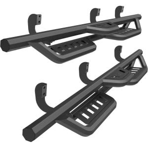 imageTAC Gen5HD Running Boards WT 4quotDrop Compatible with 20052025 Nissan Frontier Crew Cab Truck Side Steps Nerf Bar TwoStair 2 pcs