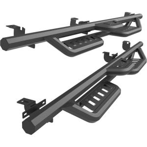 imageTAC Gen5HD Running Boards WT 4quotDrop Compatible with 20202025 Jeep Gladiator JT Truck Side Steps Nerf Bar TwoStair 2 pcs