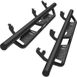 imageTAC Gen5HD Running Boards WT 4quotDrop Compatible with 20242025 Toyota Tacoma Double Cab Incl Hybrid Model Truck Side Steps Nerf Bar TwoStair 2 pcsEHD