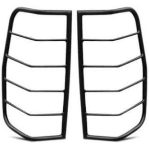 imageTAC Rear Tail Light Guards Cover Protector Compatible with 20092014 Ford F150 PickUp TLG BLACK Taillight  1 Pair