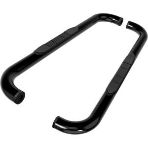 imageTAC Side Steps fit 19801996 Ford Bronco Full Size 97 HD Models Only  Ford FSeries Regular Cab Pick Up Incl 97 HD Pickup Truck 3quot Black Side Bars Nerf Bars Step Rails Running Boards 2 Pieces