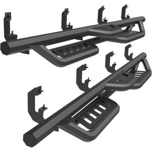 imageTAC Summit Running Boards Compatible with 20192025 Chevy SilveradoGMC Sierra 1500 Crew Cab20202025 SilveradoSierra 25003500 Crew Cab Truck Side Steps Nerf Bars Step Rails Black 2pcsGen5HD