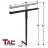 imageTAC 2quot Truck Bed Trailer Hitch Mount Extender 500 LBS Capacity Utility Adjustable Universal Pick Up Extension Rack for Kayak Canoe Ladder Lumber Pipes Cargo Carrier Accessories with Pins