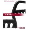 imageTAC 3quot Bull Bar Fit 20222025 Toyota Tundra Pickup Truck Heavy Texture Black Grille Guard Front Bumper Brush GuardTubular Style Black