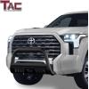 imageTAC 3quot Bull Bar Fit 20222025 Toyota Tundra Pickup Truck Heavy Texture Black Grille Guard Front Bumper Brush GuardTubular Style Heavy Texture
