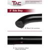 imageTAC 3quot Side Steps Fit 20072021 Toyota Tundra Double Cab Truck Pickup Black Side Bars Nerf Bars Step Rails Running Boards Rock Panel Off Road Exterior Accessories 2 PCS Running Boards