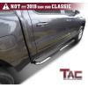 imageTAC 3quot Side Steps Running Boards Fit 20192025 RAM 1500 Crew Cab Exclude 20192024 RAM 1500 Classic Truck Pickup Accessories Tube Stainless Steel Side Bars