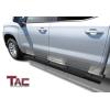 imageTAC 425quot Side Steps Running Boards Fit 20192025 Chevy SilveradoGMC Sierra 150020202025 SilveradoSierra 2500 3500 Crew Cab Truck Pickup Texture Black Nerf Bars 2pcsTexture Black