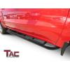 imageTAC 425quot Side Steps Running Boards Fit 20192025 Chevy SilveradoGMC Sierra 150020202025 SilveradoSierra 2500 3500 Crew Cab Truck Pickup Texture Black Nerf Bars 2pcsGloss Black