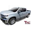 imageTAC 425quot Side Steps Running Boards Fit 20192025 Chevy SilveradoGMC Sierra 150020202025 SilveradoSierra 2500 3500 Crew Cab Truck Pickup Texture Black Nerf Bars 2pcsTexture Black
