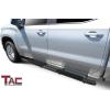 imageTAC 425quot Side Steps Running Boards Fit 20192025 Chevy SilveradoGMC Sierra 150020202025 SilveradoSierra 2500 3500 Crew Cab Truck Pickup Texture Black Nerf Bars 2pcsTexture Black