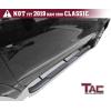 imageTAC 425quot Side Steps Running Boards Fit 20192025 RAM 1500 Crew Cab Exclude 20192024 RAM 1500 Classic Truck Pickup Off Road Accessories Oval Bend Texture Black Side Step Rails Nerf Bars 2Pcs