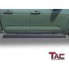 imageTAC 4quot Drop Sniper Side Steps Fit 20222025 Toyota Tundra Double Cab Truck Pickup Fine Texture Black Nerf Bars OffRoad Accessories2pcsRunning Boards