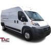 imageTAC 65 Rattler Steel Running Boards Fit 20142025 RAM Promaster Van 136159 Wheel Base Full Size Utility Black Side Step Nerf Bars Side Bars Step Rails Off Road Exterior Accessories 2 Pieces