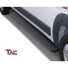 imageTAC 65 Rattler Steel Running Boards Fit 20142025 RAM Promaster Van 136159 Wheel Base Full Size Utility Black Side Step Nerf Bars Side Bars Step Rails Off Road Exterior Accessories 2 Pieces