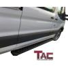 imageTAC 65 Running Boards Fit 19992014 Ford Econoline Van Full Size Truck Pickup Utility Black Rattler Steel Running Boards Side Steps Nerf Bars Step Rails 2 Pieces Running Boards