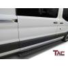 imageTAC 65 Running Boards Fit 20152023 Ford Transit Van Exclude 20222023 ETransit 148quot Wheel Base Full Size Utility Black Rattler Steel Side Steps Nerf Bars Step Rails Off Road Accessories 2 Pcs