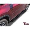 imageTAC Aluminum SUV Black Running Boards Fit 20142019 Toyota Highlander Side Steps ampamp Nerf Bars 2 Pieces