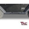 imageTAC Arrow Side Steps Running Boards Compatible with 20072018 Jeep Wrangler JK 2 Door SUV 5 Aluminum Texture Black Step Rails Nerf Bars Lightweight Off Road Accessories 2Pcs5 inch Fine Texture