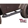 imageTAC Arrow Side Steps Running Boards Compatible with 20072018 Jeep Wrangler JK 2 Door SUV 5 Aluminum Texture Black Step Rails Nerf Bars Lightweight Off Road Accessories 2Pcs3 inch Heavy Texture