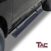 imageTAC Arrow Side Steps Running Boards Compatible with 20092018 Dodge RAM 1500  20102024 25003500 Heavy Duty Regular Cab Truck Pickup 5 Aluminum Texture Black Step Rails Nerf Bars Lightweight