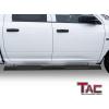 imageTAC Arrow Side Steps Running Boards Compatible with 20092018 Dodge RAM 1500  20102025 25003500 Crew Cab Incl 20192024 RAM 1500 Classic Truck 5 Aluminum Texture Black Step Rails Nerf Bars