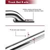 imageTAC Bed Rails Compatible with 19942025 Ram 1500 65 Standard BedExclRam 1500 Crew Cab W54 Short Bed2002 Ram 2500 Model ampamp Rambox T304 Stainless Steel Truck Side Rails 1 Pair