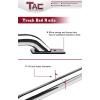 imageTAC Bed Rails Fit 20142025 Chevy Silverado 1500GMC Sierra 1500 55ft Short Bed T304 Stainless Steel Truck Side Rails Off Road Automotive Exterior Accessories 2 Pieces Bed RailsBed Rails 65ft