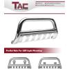 imageTAC Bull Bar Compatible with 20052015 Toyota Tacoma Pickup Truck Remove Skid Plate  If Equipped 3quot Stainless Steel Front Bumper Grille Guard Brush Guard