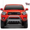 imageTAC Bull Bar Compatible with 20052015 Toyota Tacoma Pickup Truck Remove Skid Plate  If Equipped 3quot Stainless Steel Front Bumper Grille Guard Brush Guard