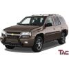 imageTAC Bull Bar Fit 20022009 Chevy Trailblazer  20022007 GMC Envoy SUV 3 inches Black Front Brush Bumper Guard Grille Guard Push Guard Off Road Automotive Exterior Accessories