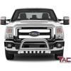 imageTAC Bull Bar Fit 20112016 Ford Super Duty F250  F350  F450  F550 Pickup Truck 3 Inch Stainless Steel Front Bumper Grille Guard Brush Guard Off Road Exterior Accessory