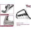 imageTAC Bull Bar Grille Guard Compatible with 20162023 Toyota Tacoma Remove Skid Plate  If Equipped Pickup Truck 3quot Black Front Brush Bumper Guard Grille Guard Push Guard Off Road Exterior AccessoriesStainless Steel Polish